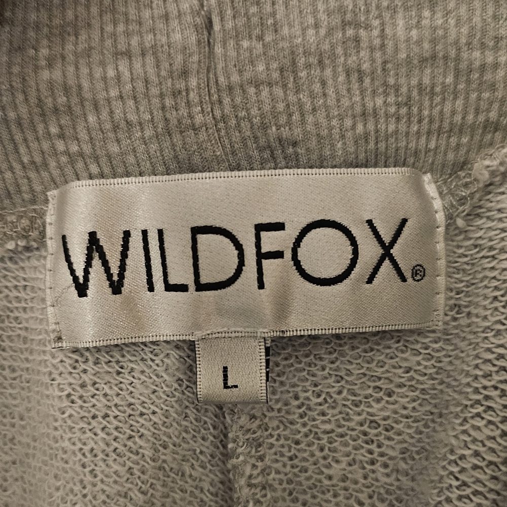 Wildfox Rainbow Stripped Grey Sweatpant Joggers - Picture 4 of 6